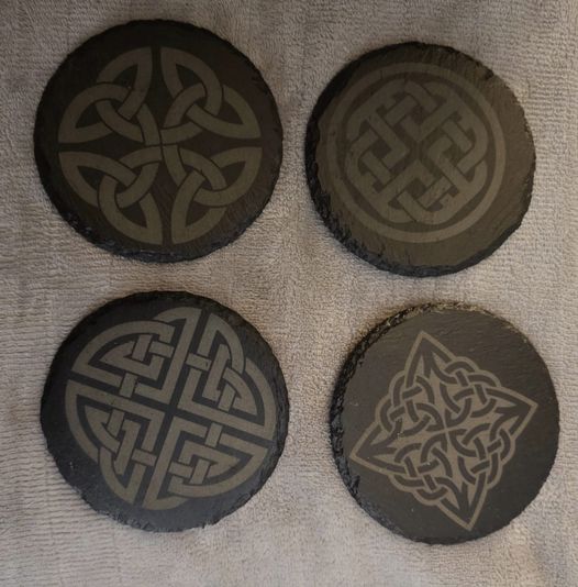 Celtic Knot Coasters (set of 4) - - #tag1#