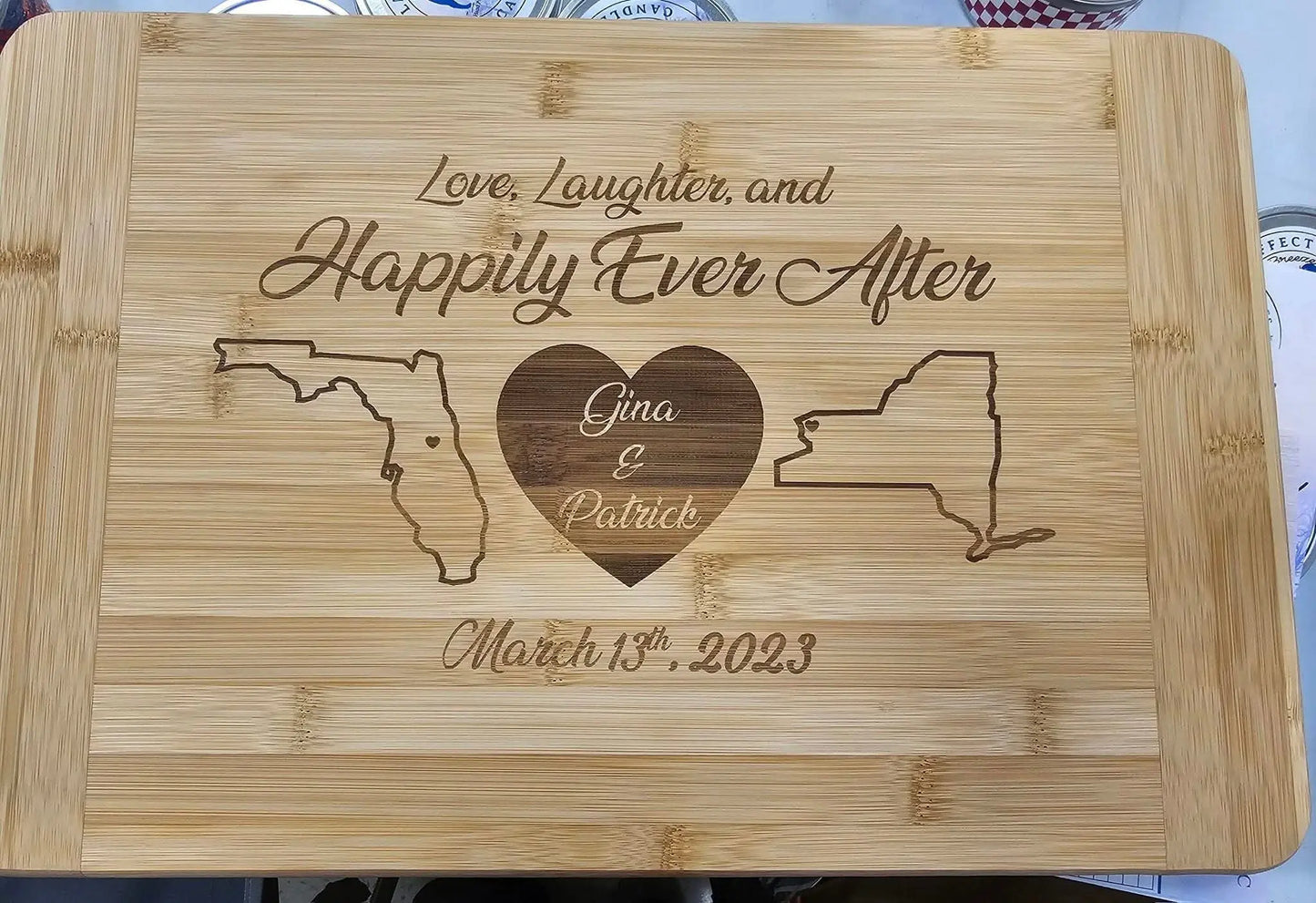 Custom Image Engraved Cutting Board – Photo or Artwork Engraving