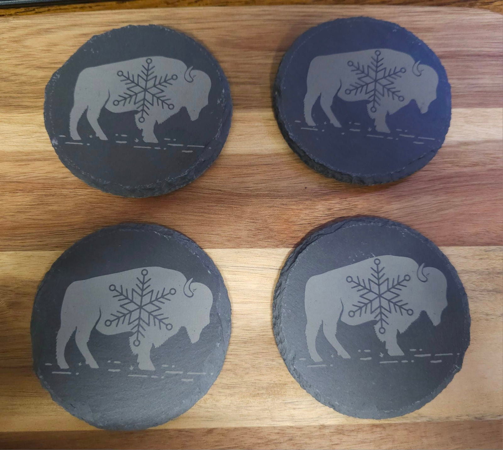 Buffalo Coasters (set of 4) - coaster - #tag1#