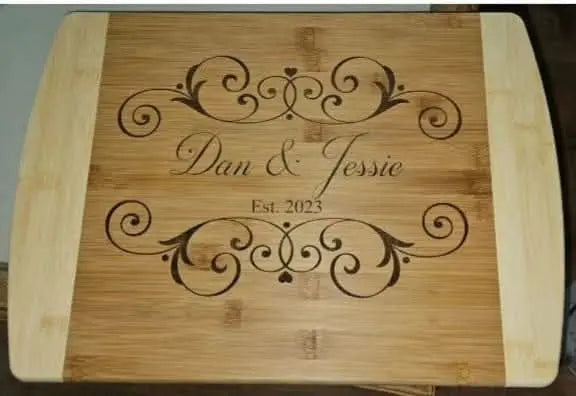 Custom Image Engraved Cutting Board – Photo or Artwork Engraving
