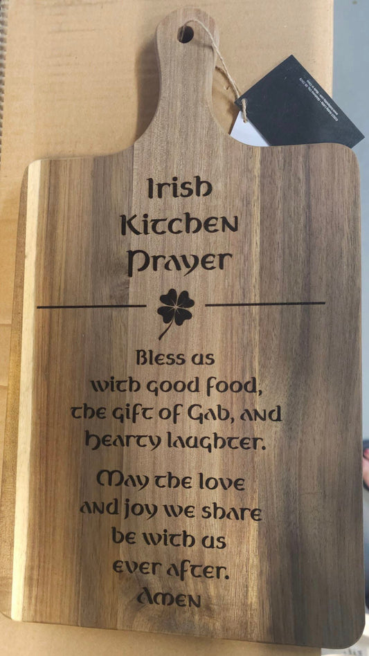 Irish Kitchen Prayer - cutting board - #tag1#