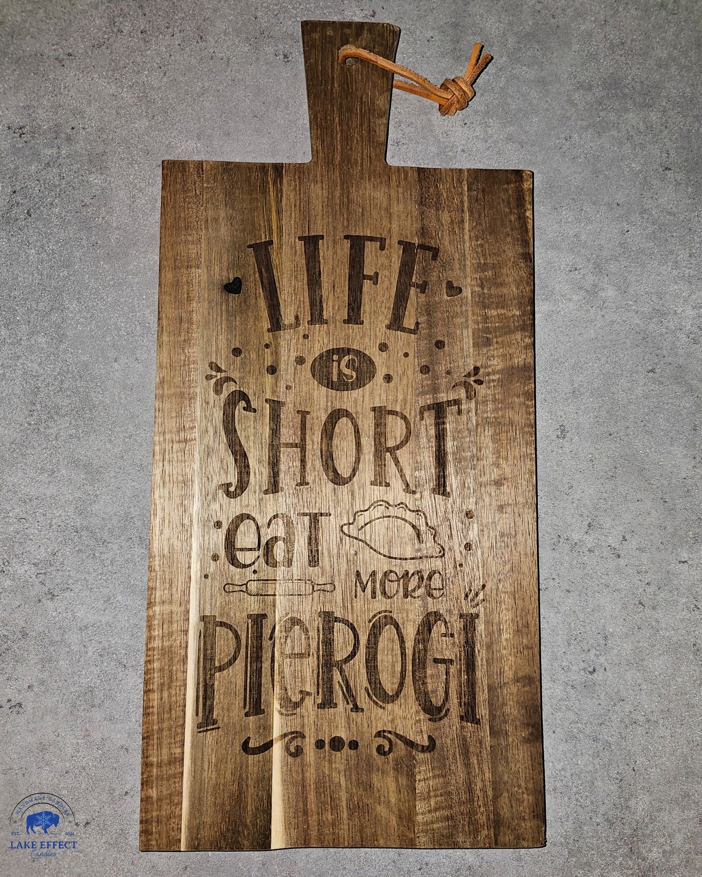 Life Is Short Eat More Pierogi - cutting board - #tag1#