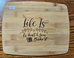 Life is What You Bake It Cutting Board -  - #tag1#