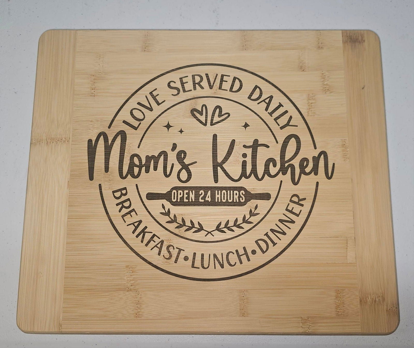 Mom's Kitchen Cutting Board - cutting board - #tag1#