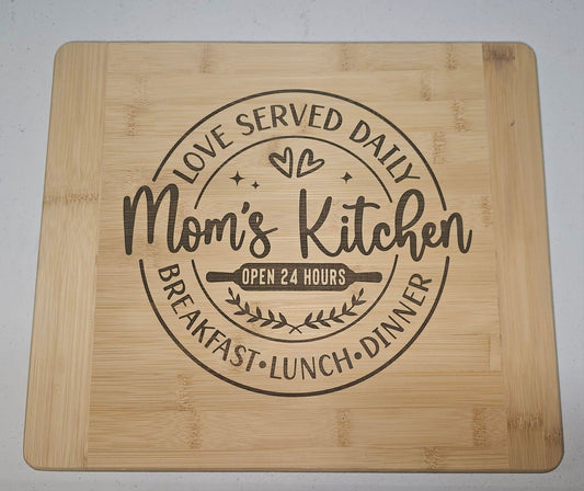 Mom's Kitchen Cutting Board - cutting board - #tag1#