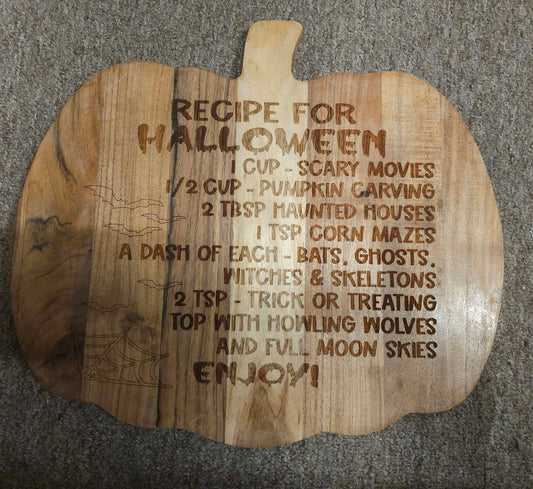 Recipie for Halloween cutting board -  - #tag1#