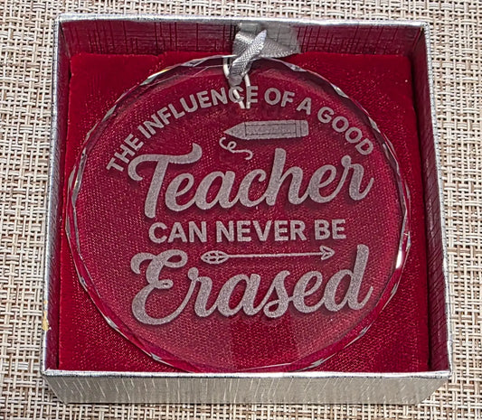 The Influence of a Good Teacher Can Never Be Erased