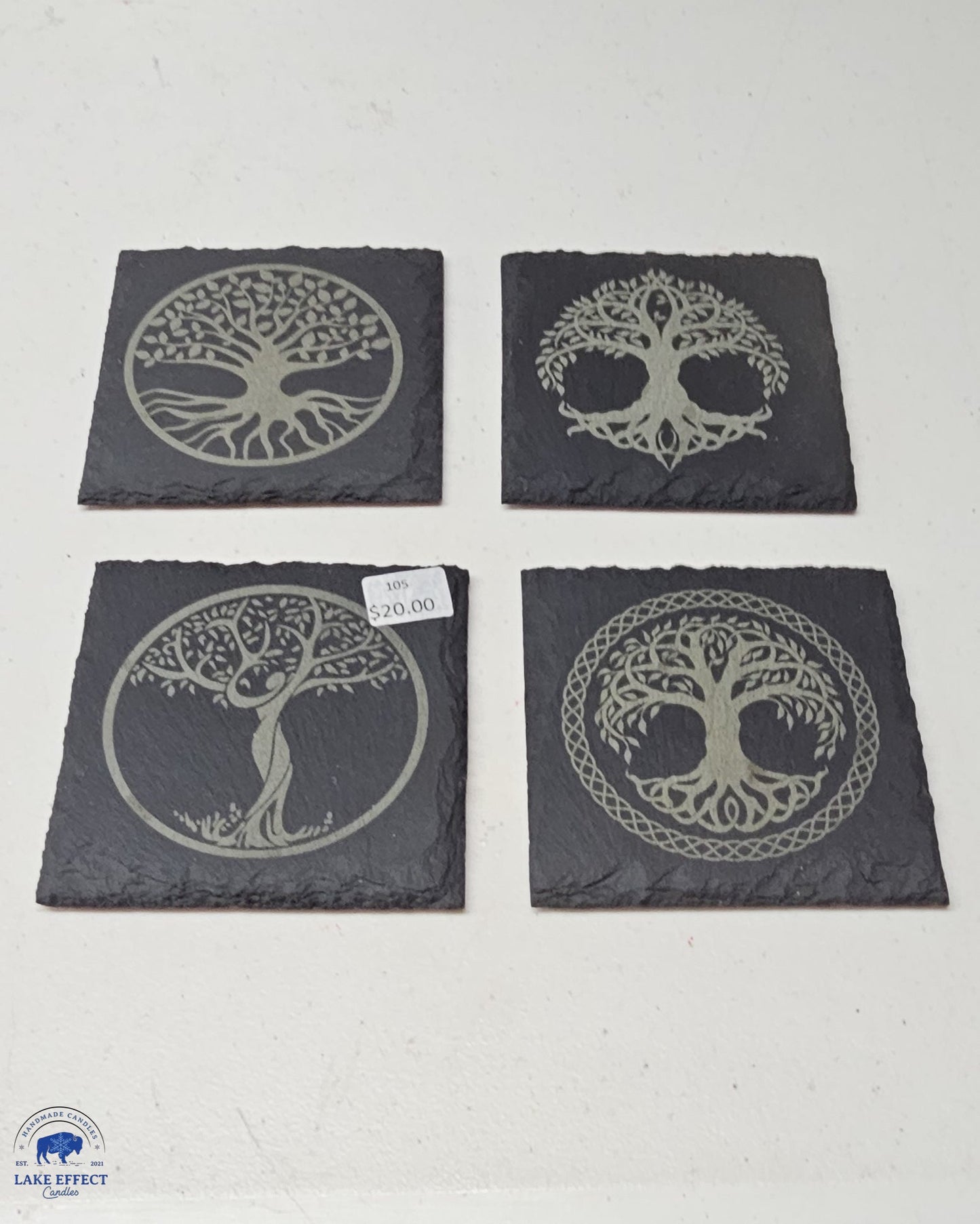 Tree of Life Coasters (set of 4) -  - #tag1#