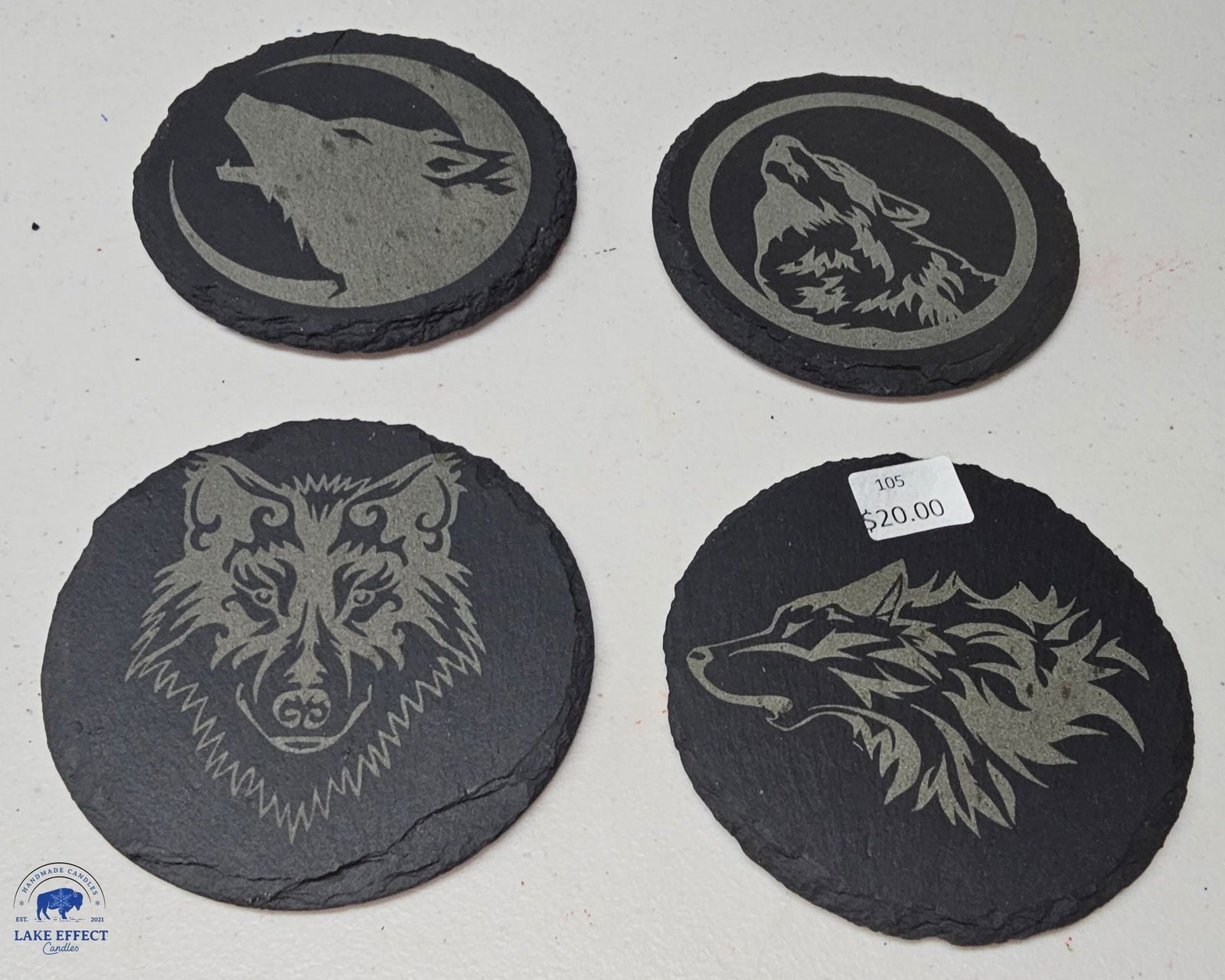 Wolf Coasters (set of 4) - coaster - #tag1#